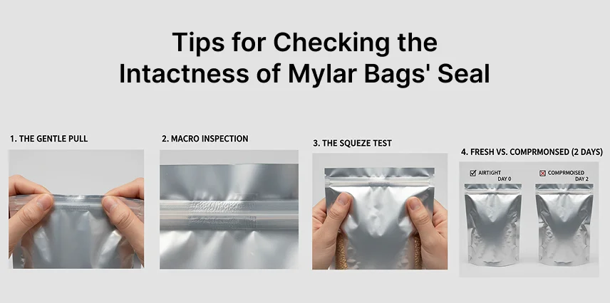 Tips for Checking the Intactness of Mylar Bags' Seal